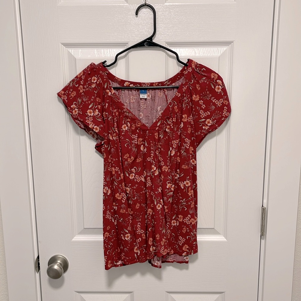 Floral print top